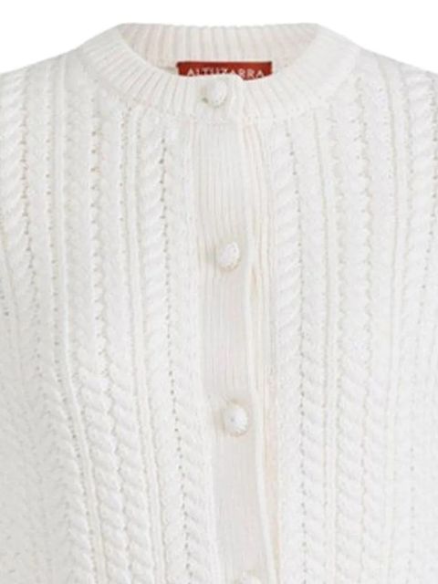 Altuzarra Patmae cable-knit cardigan - White