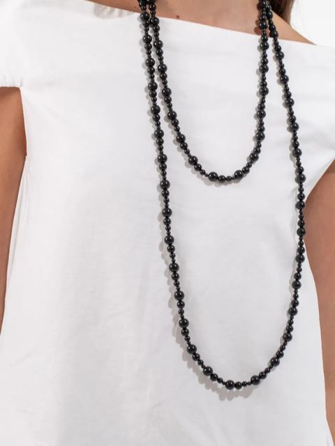 Jennifer Behr Veda beaded necklace - Black