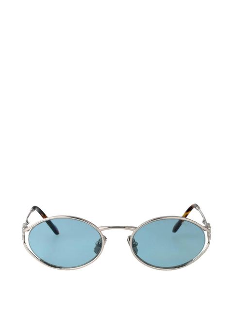 Miu Miu Eyewear oval-frame sunglasses - Silver - zdjęcie produktu nr 1