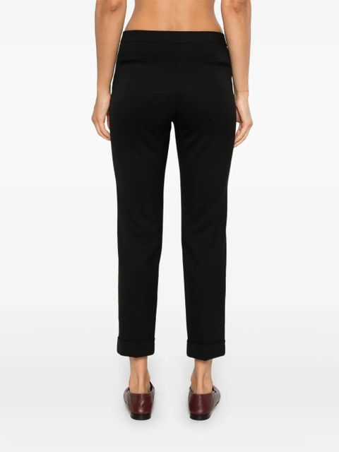 ETRO cropped wool trousers - Black