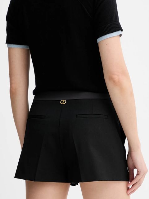 Twinset szorty z wełną