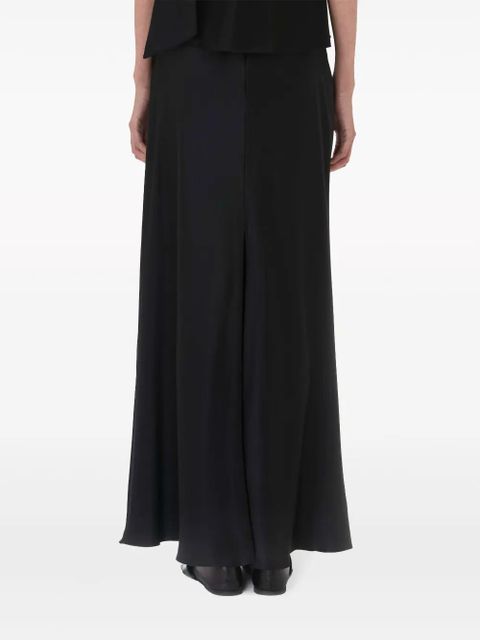 JW Anderson draped silk maxi skirt - Black