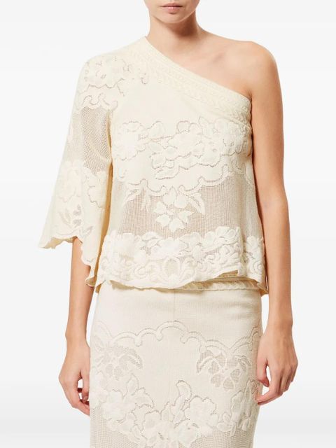 ISABEL MARANT Shilo asymmetric top - Neutrals