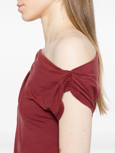 Reformation Belle knit top - Red