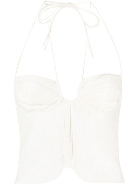 Cult Gaia Habana corset top - White - zdjęcie produktu nr 1