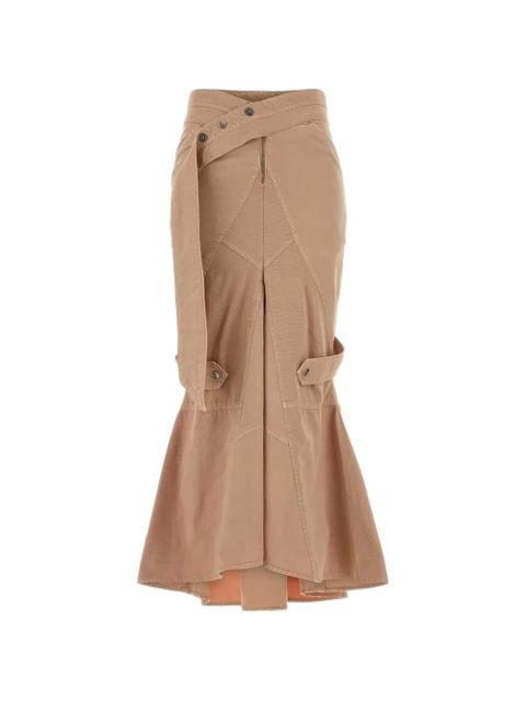 Blumarine panelled fishtail skirt - Neutrals - zdjęcie produktu nr 1