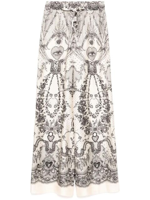 ZIMMERMANN crush draw waist trousers - White - zdjęcie produktu nr 1