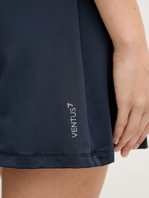 EA7 Emporio Armani sukienka sportowa kolor granatowy mini rozkloszowana AF14524.7W000317