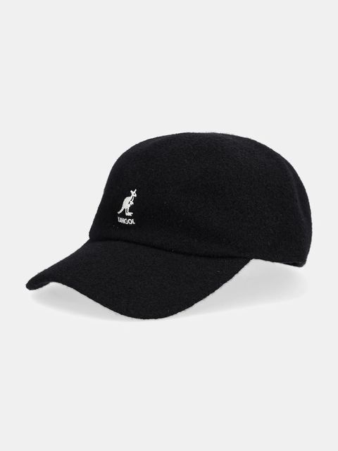 Kangol czapka z daszkiem z wełną SPACECAP kolor czarny K3660.BK001 - zdjęcie produktu nr 1