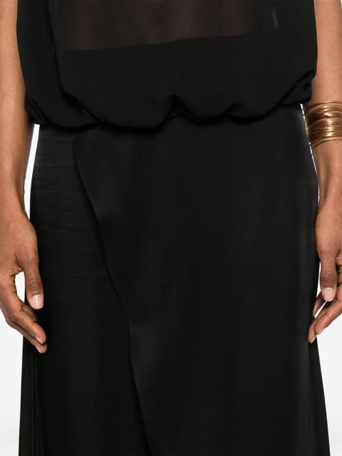 Blumarine satin trousers - Black