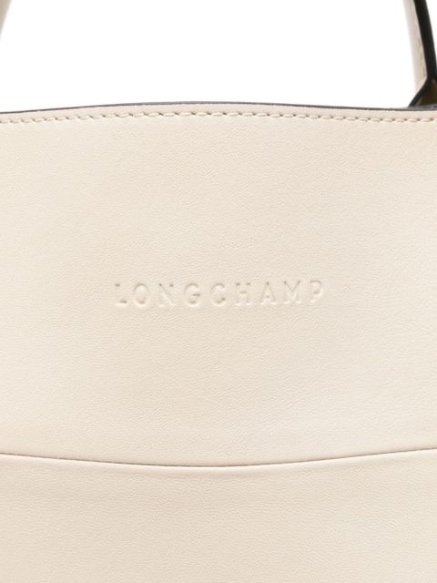 Longchamp medium Cabas suede tote bag - Neutrals