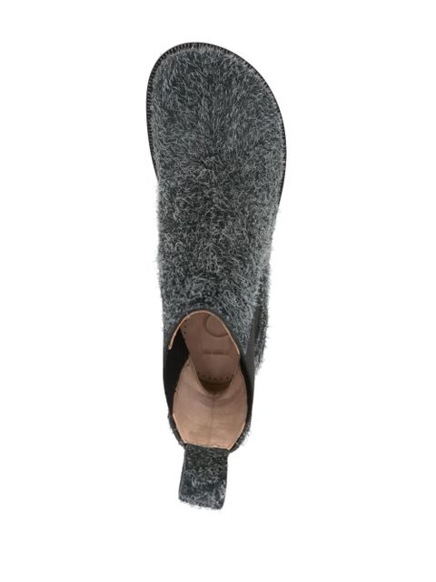 LOEWE Campo brushed-suede Chelsea boots - Grey