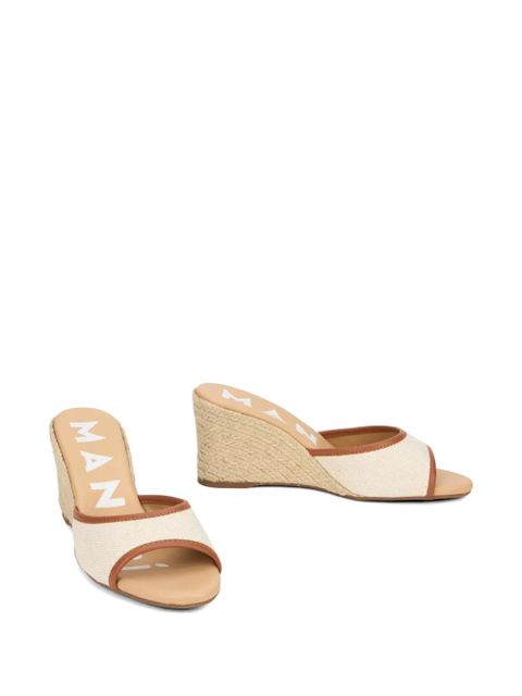 Manebi wedge heeled sandals - Neutrals - zdjęcie produktu nr 2