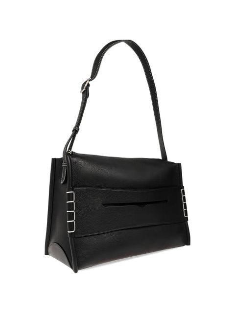 JW Anderson Messenger Loafer leather tote bag - Black