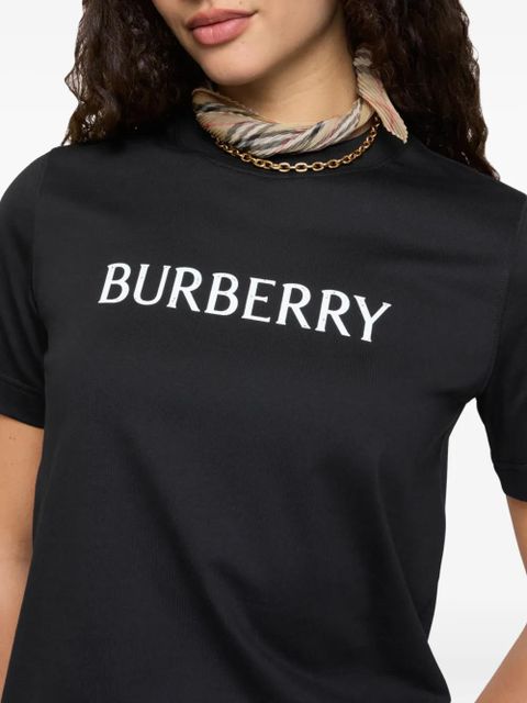 Burberry logo-print cotton T-shirt - Black