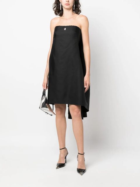 Givenchy strapless A-line midi dress - Black