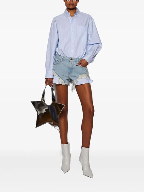 Amina Muaddi 90mm Barbara boots - White