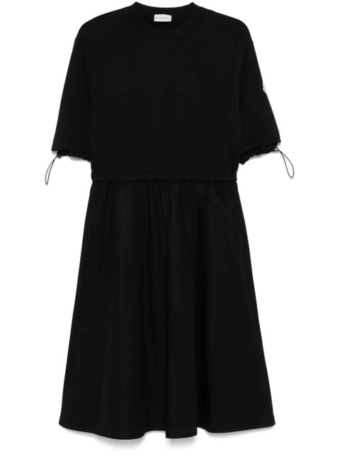 Moncler contras-panel midi dress - Black - zdjęcie produktu nr 1