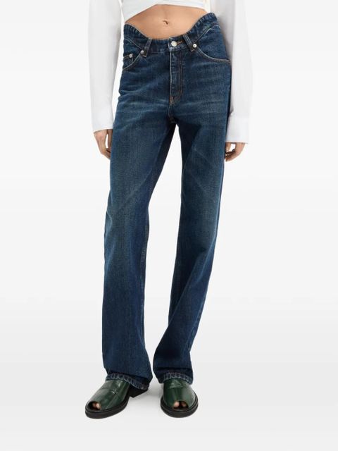 Jean Paul Gaultier The Curved bootcut denim jeans - Blue