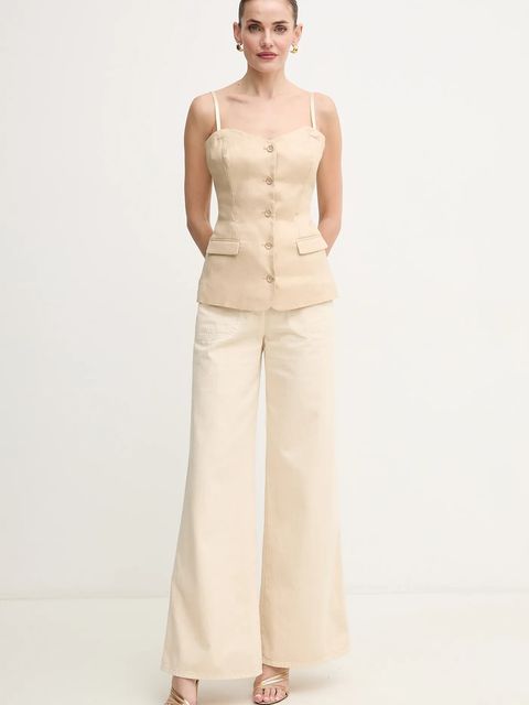 Guess bluzka lniana ISABEAU - zdjęcie produktu nr 2