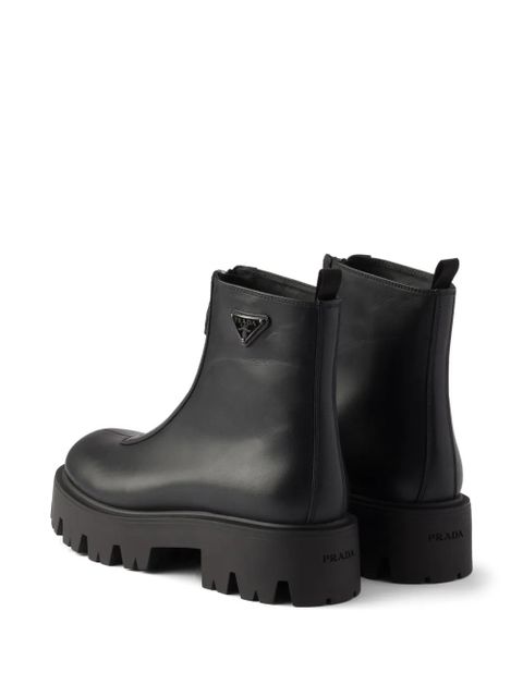 Prada zipped ankle boots - Black
