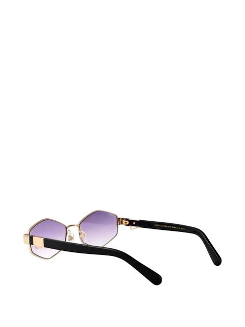 Marc Jacobs geometric-frame sunglasses - Gold