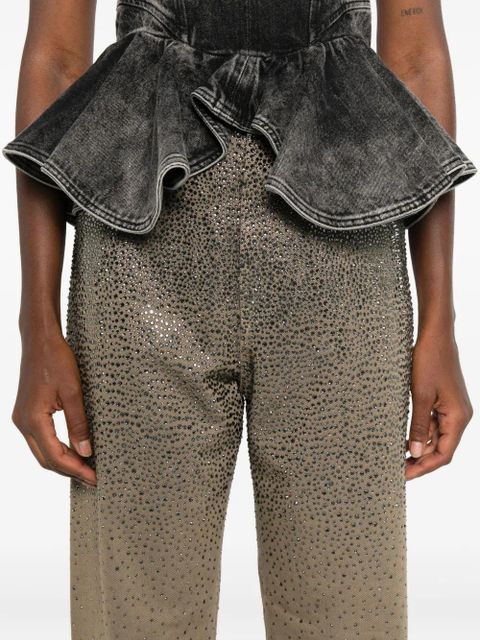 Golden Goose Swarovski-crystal-embellished jeans - Neutrals