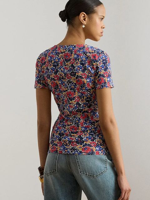 Lauren Ralph Lauren t-shirt damski z bawełną - zdjęcie produktu nr 1