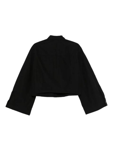 OUR LEGACY wide-sleeve cotton shirt - Black