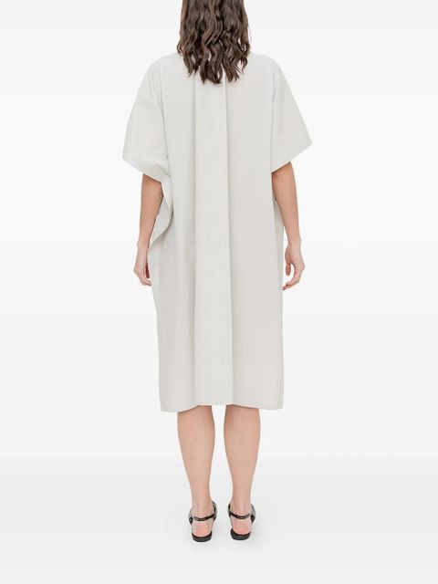 MM6 Maison Margiela short-sleeve shirt midi dress - Neutrals