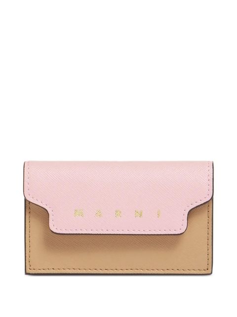 Marni saffiano leather wallet - Pink - zdjęcie produktu nr 1