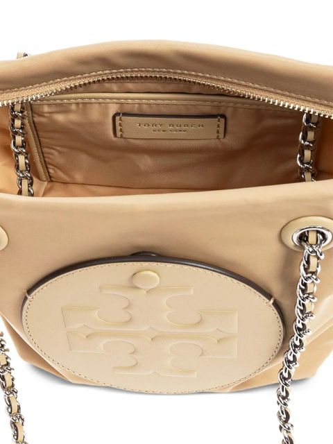 Tory Burch logo-patch chain tote bag - Neutrals