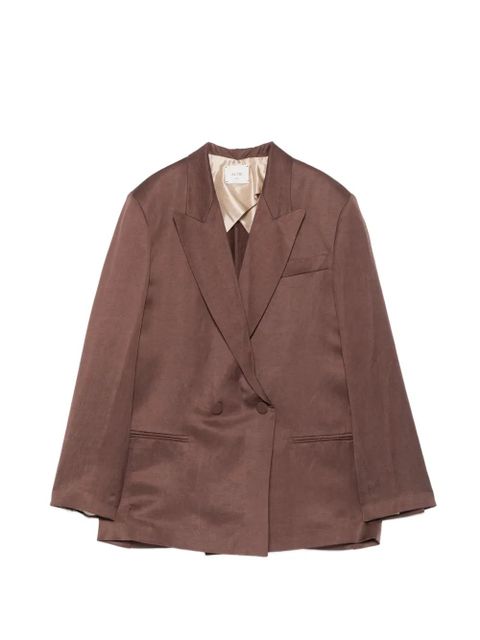 Alysi double-breasted blazer - Brown - zdjęcie produktu nr 1