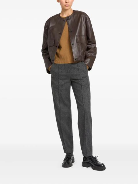 Yves Salomon leather jacket - Brown - zdjęcie produktu nr 2