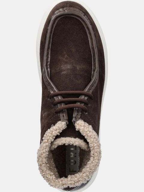 Furla śniegowce zamszowe Nuage Paraboot kolor brązowy YK32NUA BX4212 2566S