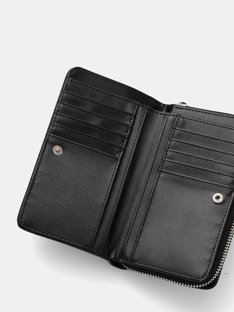 Juicy Couture portfel Twig Narrative damski kolor czarny WIJTG8996WVP