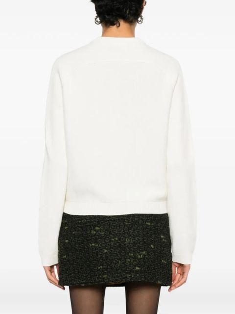 Gucci button pocket cardigan - White