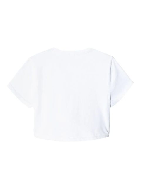RE/DONE short-sleeve cropped T-shirt - White