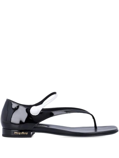 Miu Miu Mary Jane sandals - Black - zdjęcie produktu nr 1