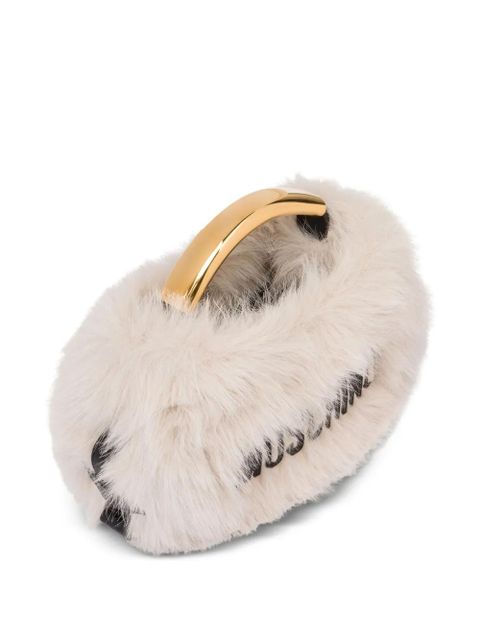 Moschino logo-embroidered tote bag - White