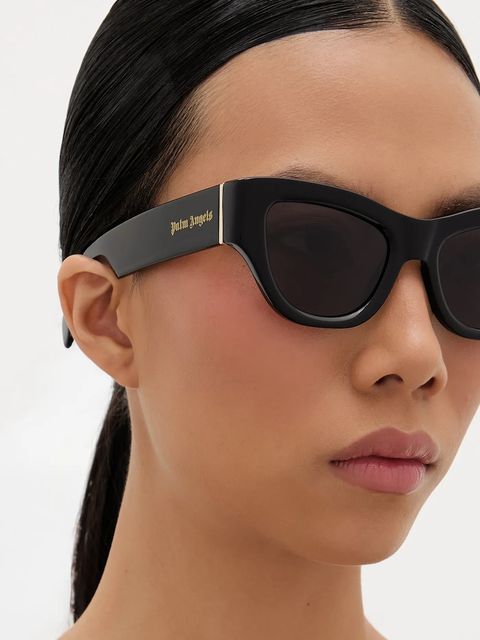 Palm Angels okulary przeciwsłoneczne kolor czarny PERI087_501007