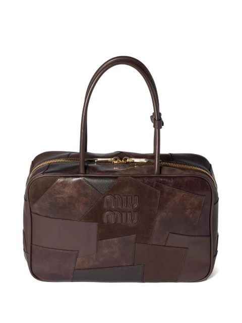 Miu Miu Beau leather bag - Brown - zdjęcie produktu nr 1