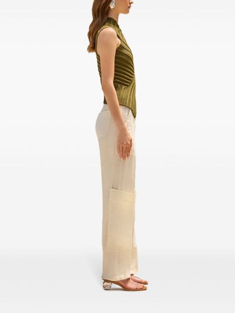 Cult Gaia Del knitted top - Green