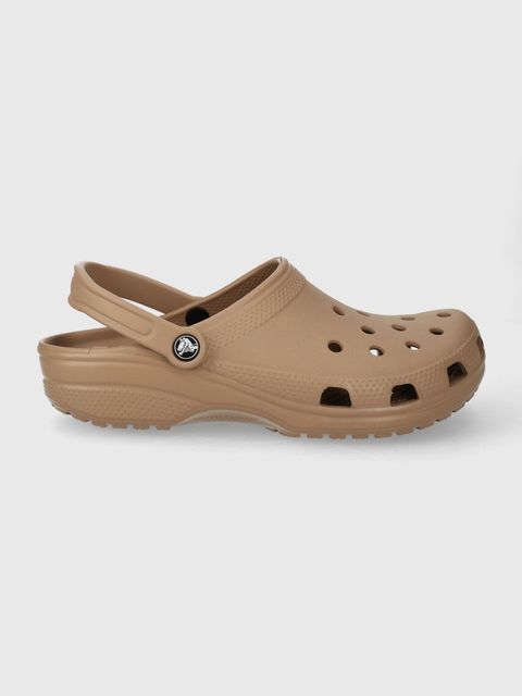 Crocs klapki Classic kolor brązowy 10001 - zdjęcie produktu nr 1