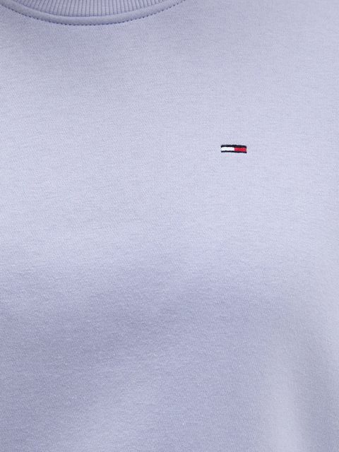 Tommy Jeans bluza damska kolor różowy gładka DW0DW19959