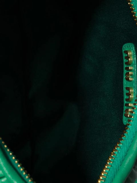 Miu Miu Wander matelassé nappa-leather bag - Green