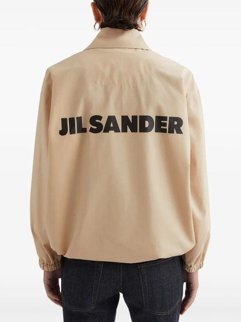 Jil Sander logo-print jacket - Neutrals