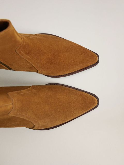 Mango - Kowbojki skórzane Cruce