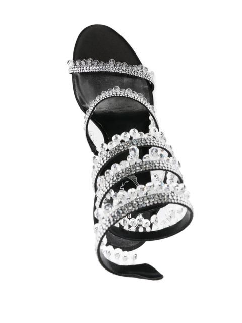 René Caovilla 105mm Cleo sandals - Black