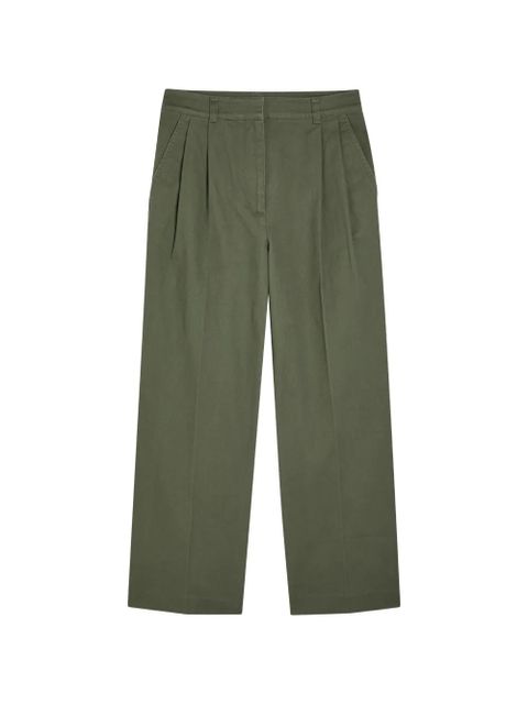 ANINE BING pleated trousers - Green - zdjęcie produktu nr 1